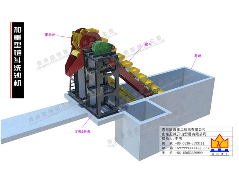 加重型挖斗洗砂機(jī)